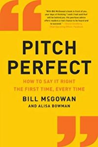 Book Cover Pitch Perfect by Bill McGowan
