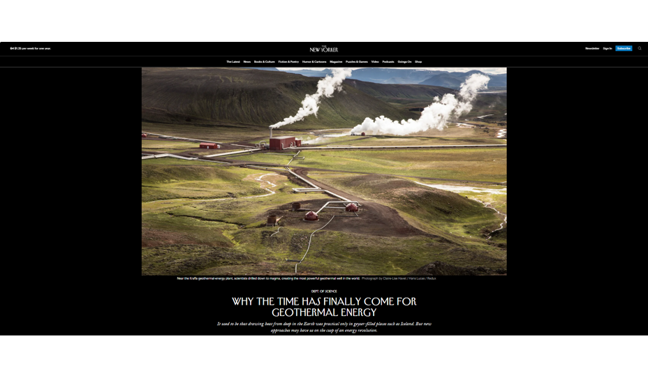 fervo energy in the new yorker